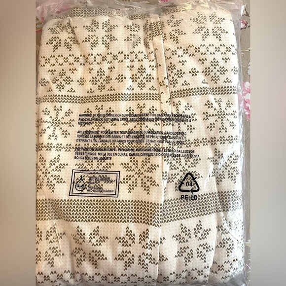 Kate Quinn Fennel Nordic Snowflake PJ Set, Organic Cotton, XL, New w/tags in Bag - Picture 4 of 6